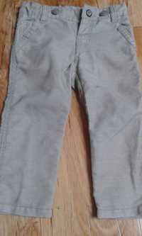 Spodnie sztruksowe ZARA rozmiar 82, 12-18 miesięcy