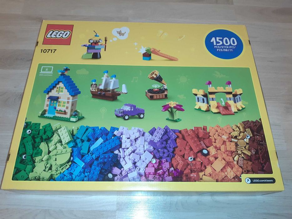 Puste pudełko Lego Classic 10717 Bricks Bricks Bricks +instrukcja (1)
