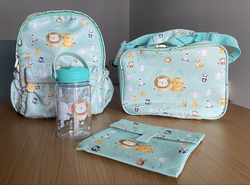 Conjunto Mochila Aurea Kids