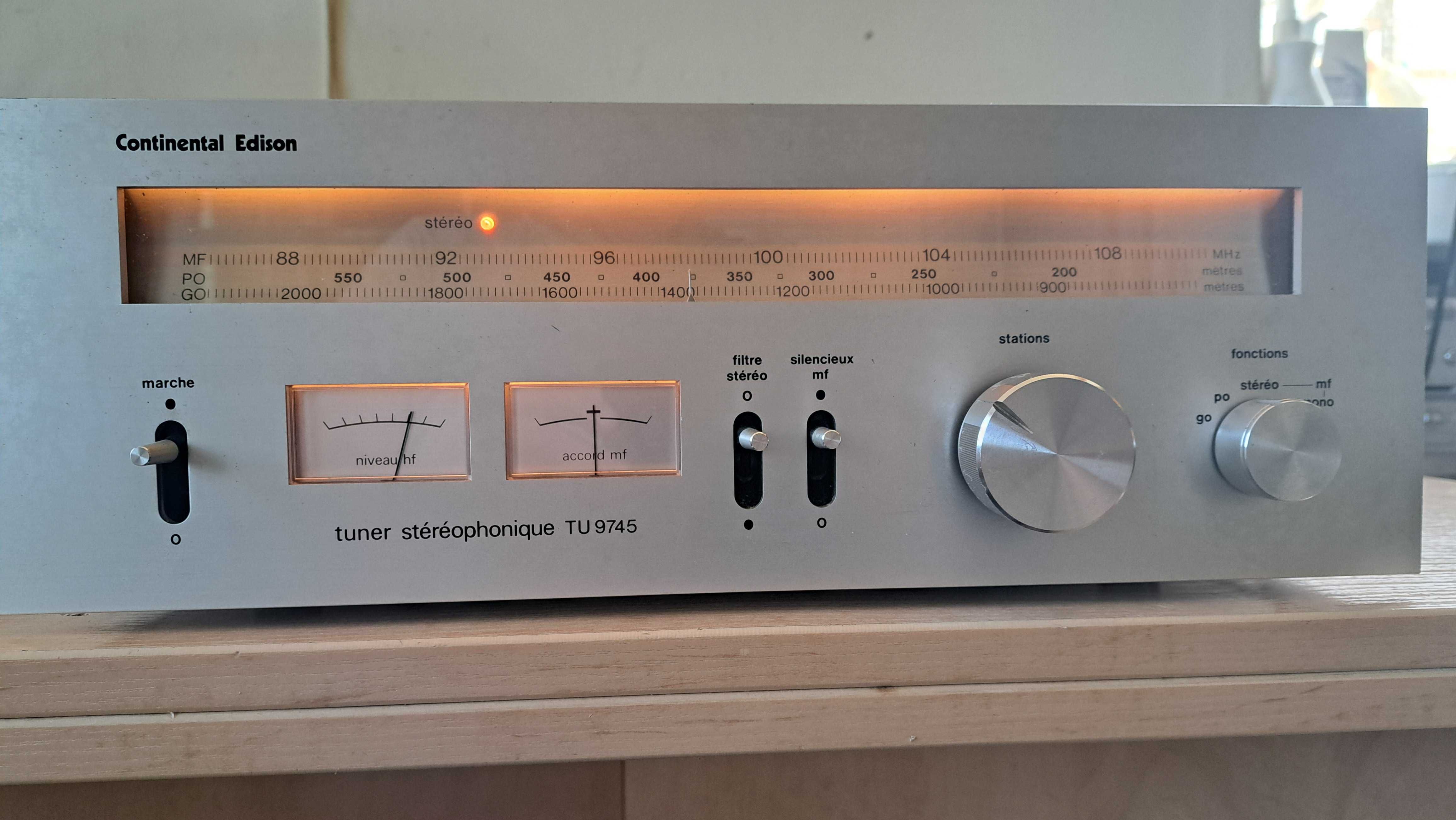 Tuner, radio,wieża, Continental edison TU9745