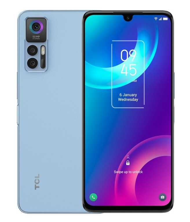 Smartfon TCL 30 (niebieski)