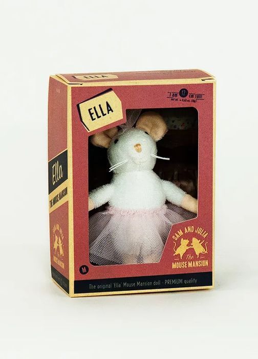 Mysi Domek maskotka Ella baletnica 12 cm idealna jako prezent