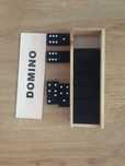 domino gra w drewnianym opakowaniu box
