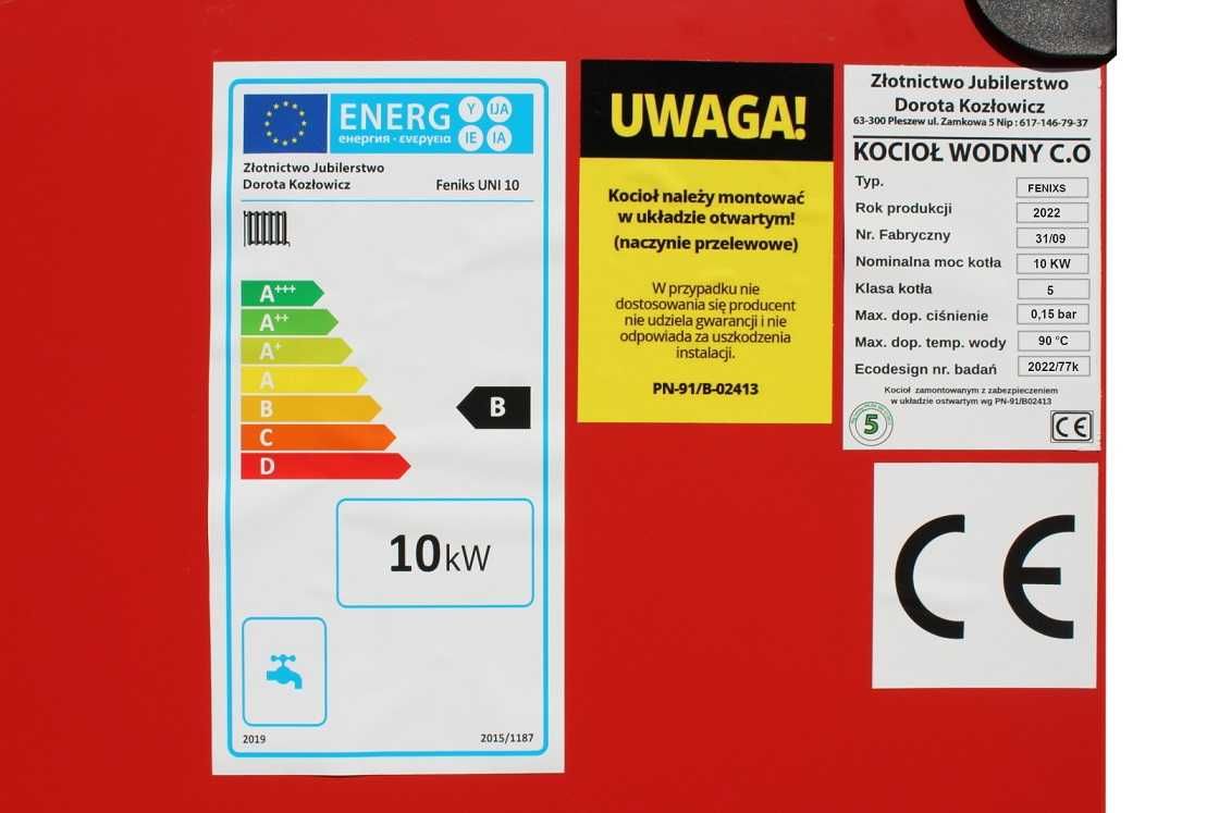 KOCIOŁ WĘGLOWY 10 Kw. Klasa 5 Piec Kotły Węglowe  Drewno Gratisy