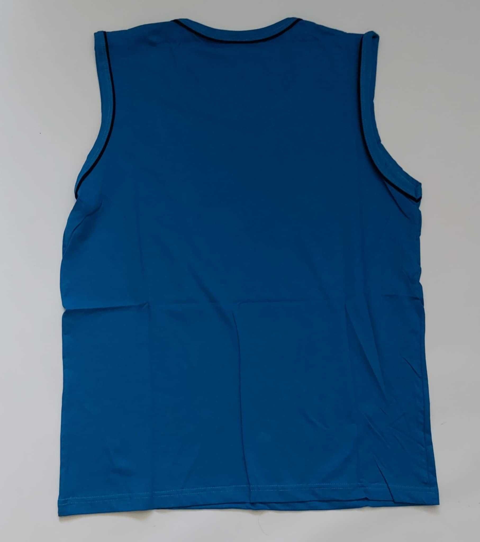 Bezrękawnik męski koszulka bez rękawów bawełna Ezdicorne 2XL-110cm