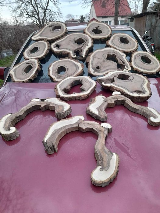 Plastry drewna, egzotyczne orzech włoski