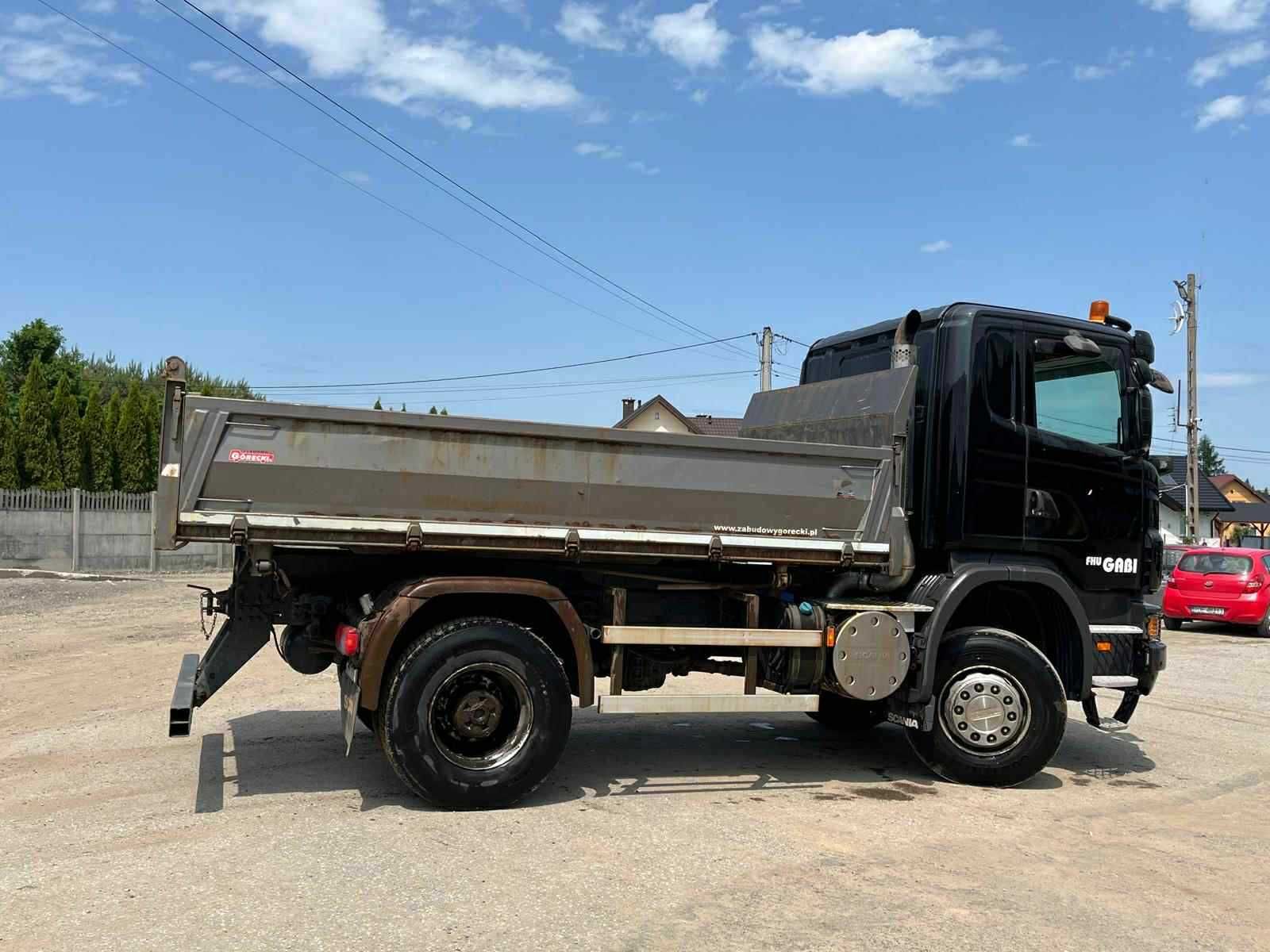 Scania 4x4 Wywrotka 3 stronna Zarejestrowana jako Specjalny.