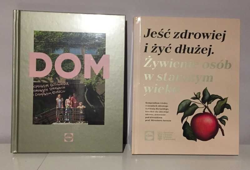 Zestaw książek Lidl - Dom i Jeść Zdrowiej – NOWE, FOLIA