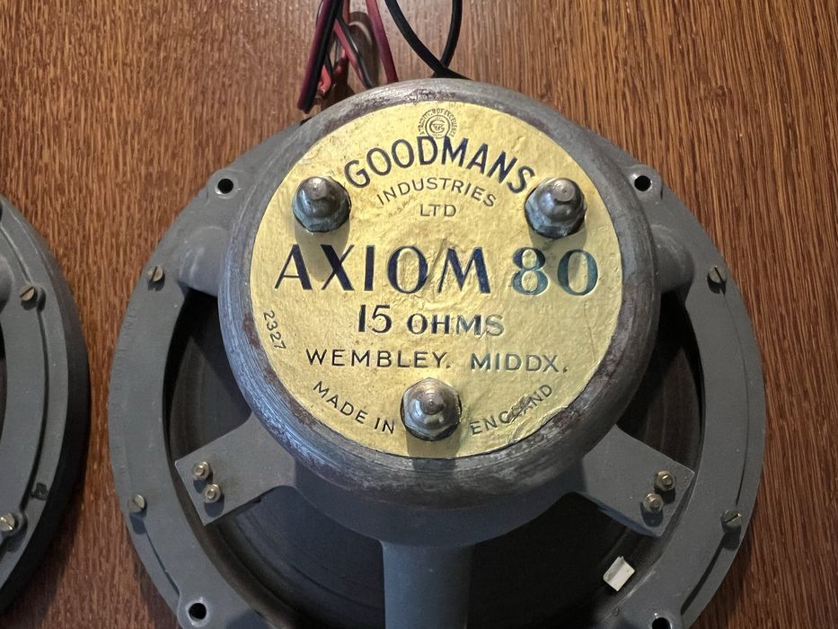 Goodmans Axiom 80, obudowa Corner Canterbury 12", Tannoy HPD, Gold