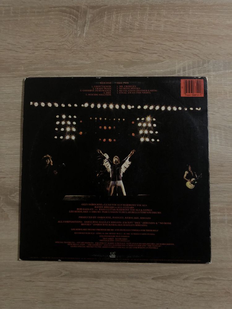 Ozzy Osbourne Blizzard of Ozz USA EX+++