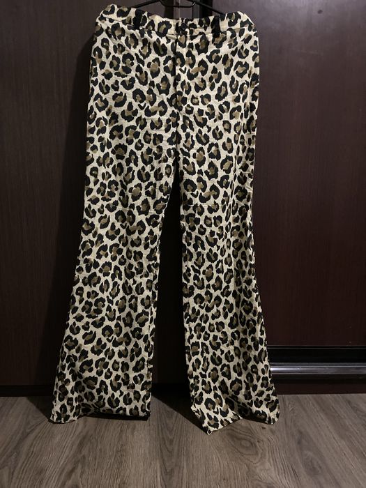 Штани Зара з леопардовим принтом