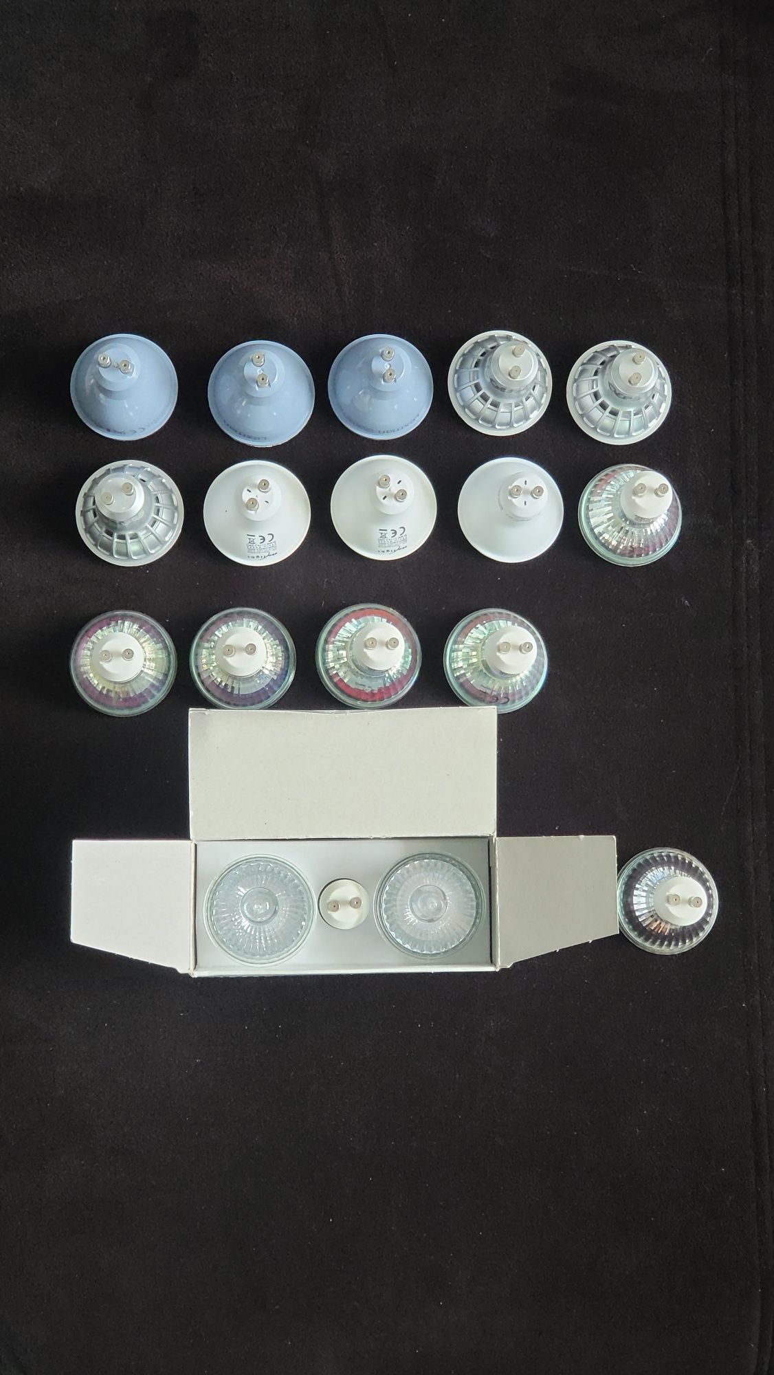 Zestaw żarówek halogenów led GU10 230V 18 sztuk sprawne