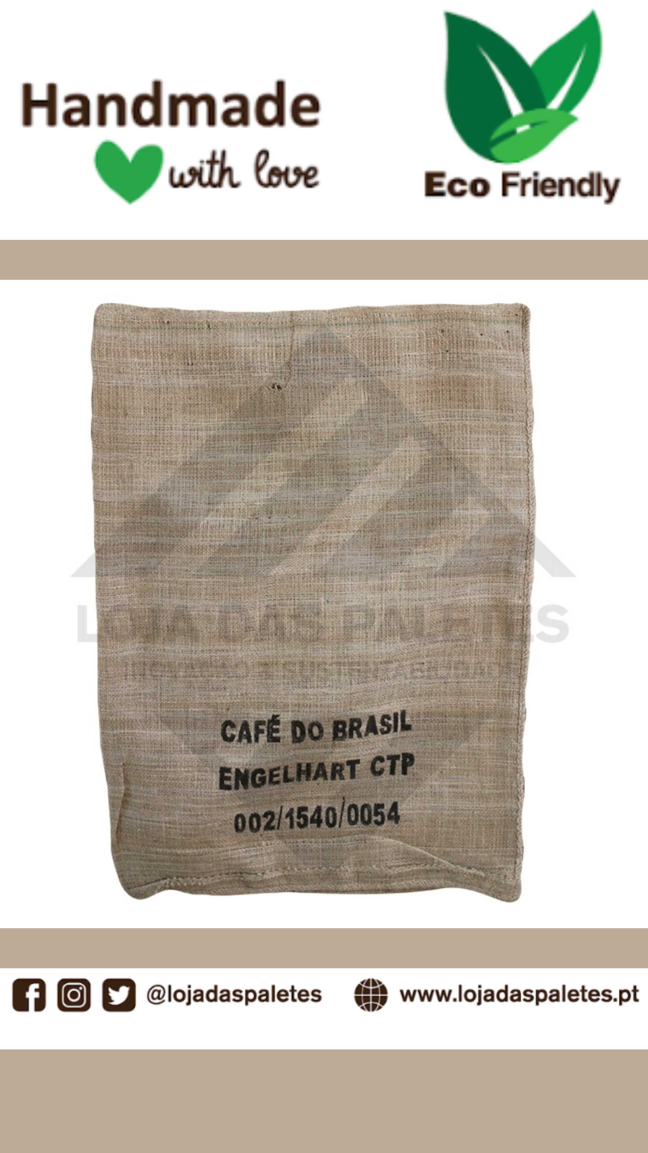 Sacas de Serrapilheira / Juta de Café para decoração