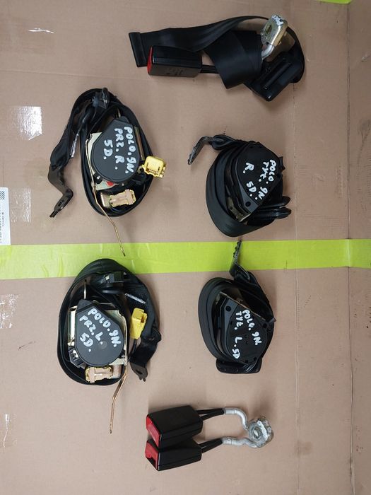 Stan BDB pas bezpieczeństwa VW POLO IV 9N Przód tył Lewy/Prawy