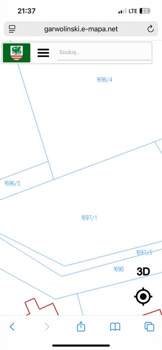 Działka budowlana garwolin ul.budzeń 890m2