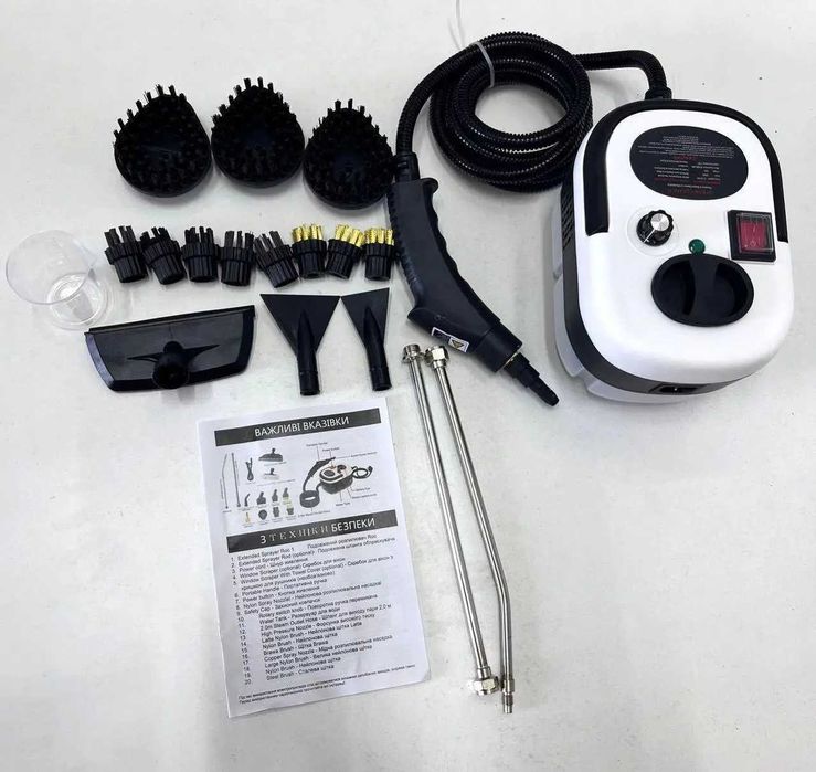 АКЦИЯ! Пароочиститель 28в1 для дома Zepline ZP-819 3000Вт на 1500мл