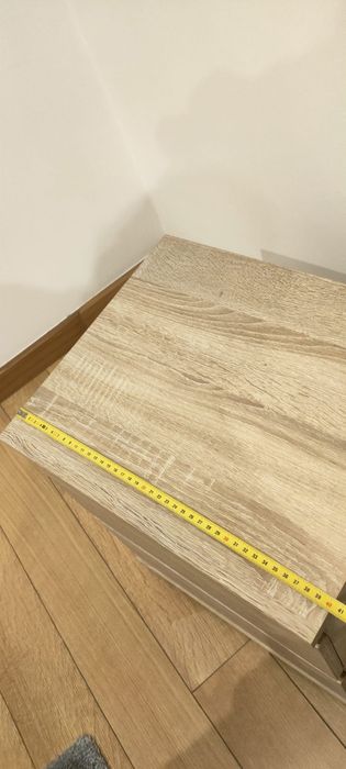 Conjunto 2 Mesinhas de cabeceira com 2 gavetas carvalho