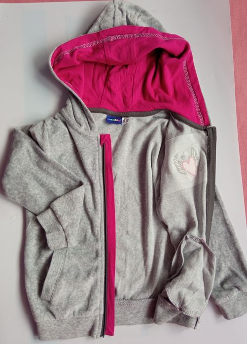 Dres welurowy dla dziewczynki Lupilu 98/104