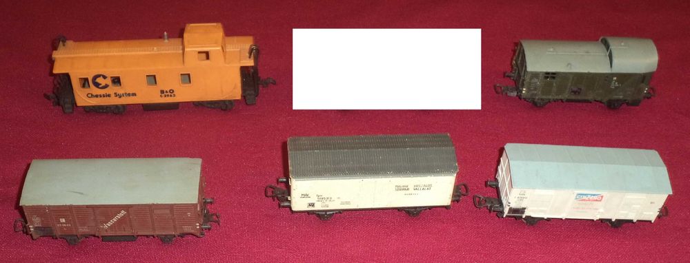PIKO wagon kryty - zestaw 5 sztuk