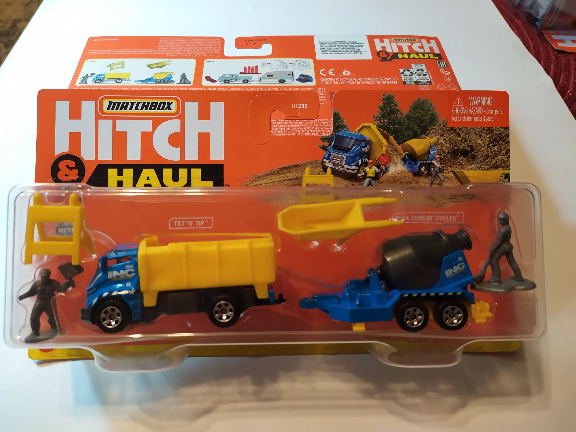 Matchbox Hitch Haul - Roboty Budowlane