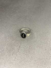 czarny sygnet srebrny ring y2k opium drip drill vintage zegarek