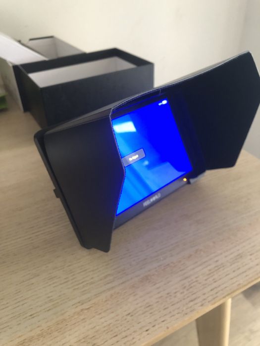 Monitor externo + baterias - Feelworld Monitor T7 Plus 4k Ips 7