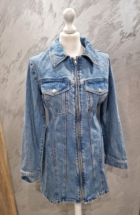 Sukienka L M dżinsowa na zamek Reserved nowa