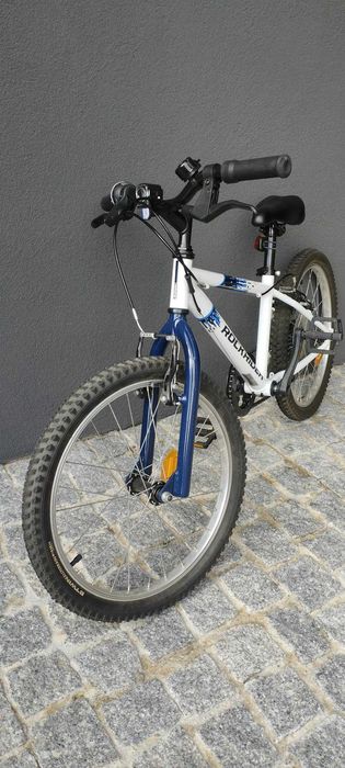 Bicicleta BTT Rockrider ST 120 20 P. Criança 6-9Anos Branco/Azul BTWIN