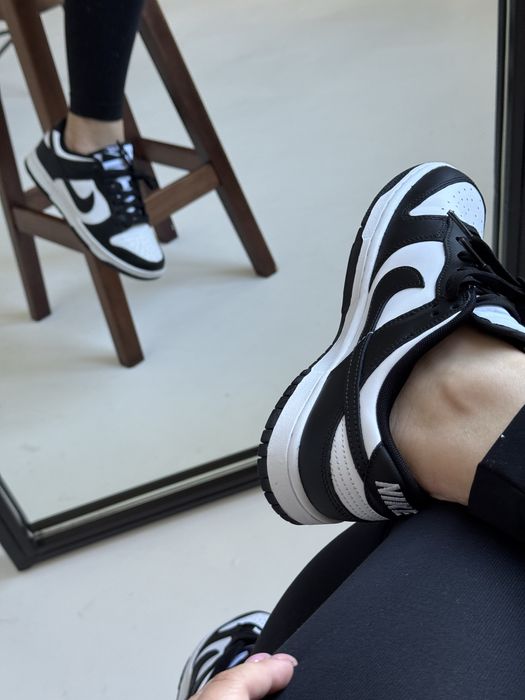 Оригинал Nike Dunk Low Retro ‘Pandaʼ (DD1391 100) кожание данки панда