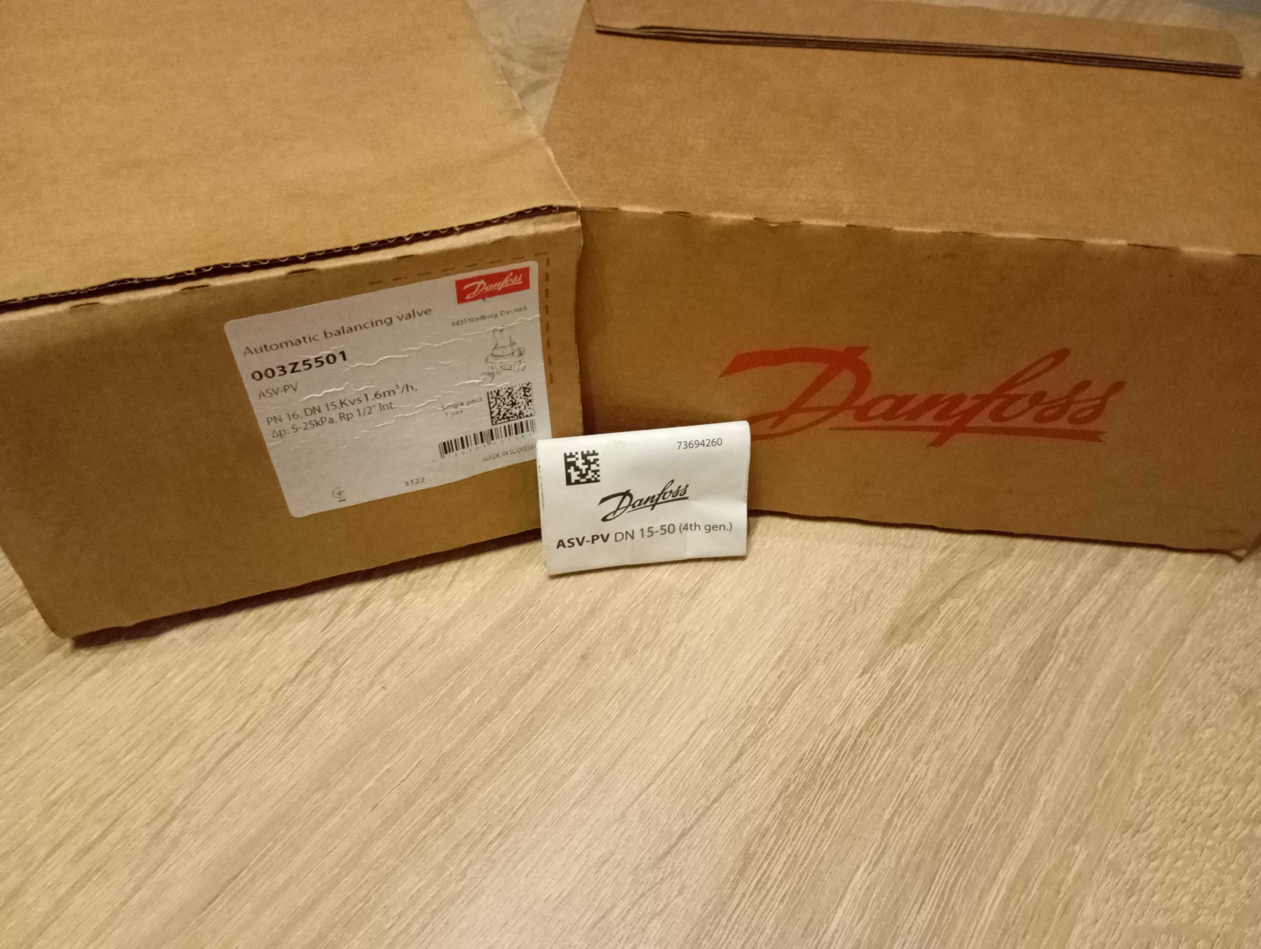 Zawór Danfoss ASV-PV, DN15, nr kat. 003Z5501