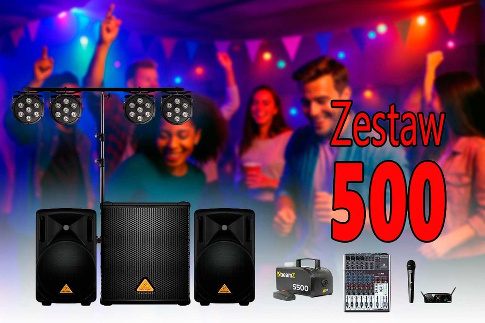 Nagłośnienie, oświetlenie na imprezę, urodziny, event, szkolenie.