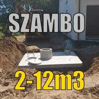 Szamba 3m3 zbiorniki betonowe Piwnica-ziemianka Kompleksowo z wykopem