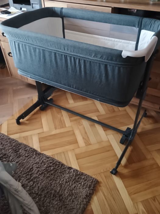 Łóżeczko wielofunkcyjne nowe kidnort szare snackskal