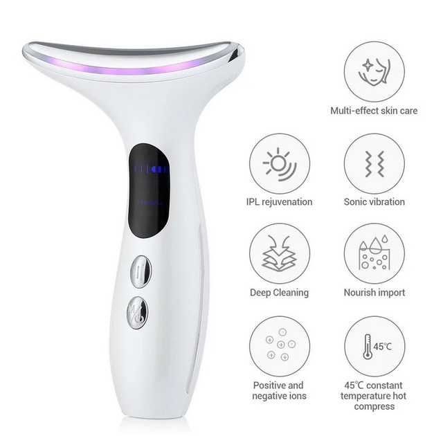 Мікрострумовий масажер для шиї та обличчя Neck Beauty Device