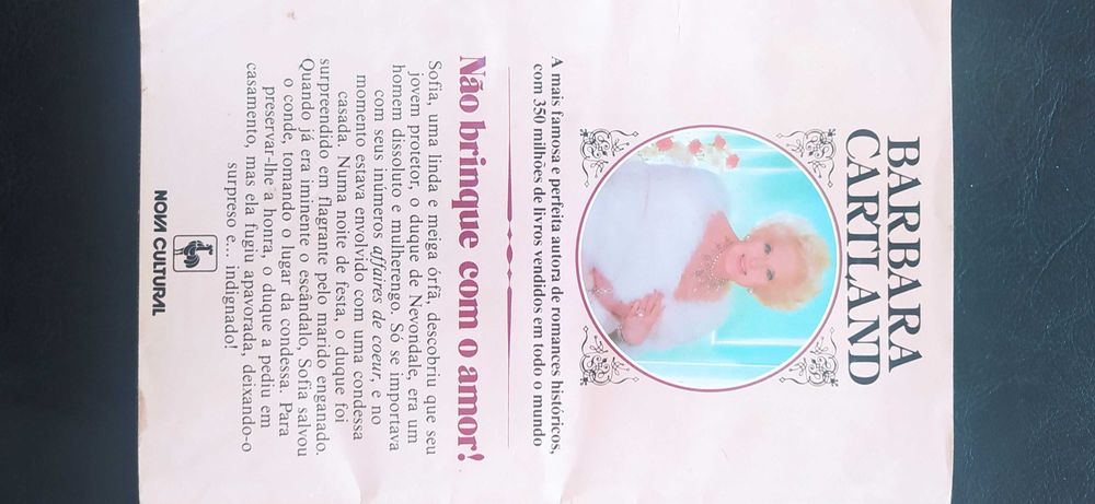 Livro "Não brinques com o amor"