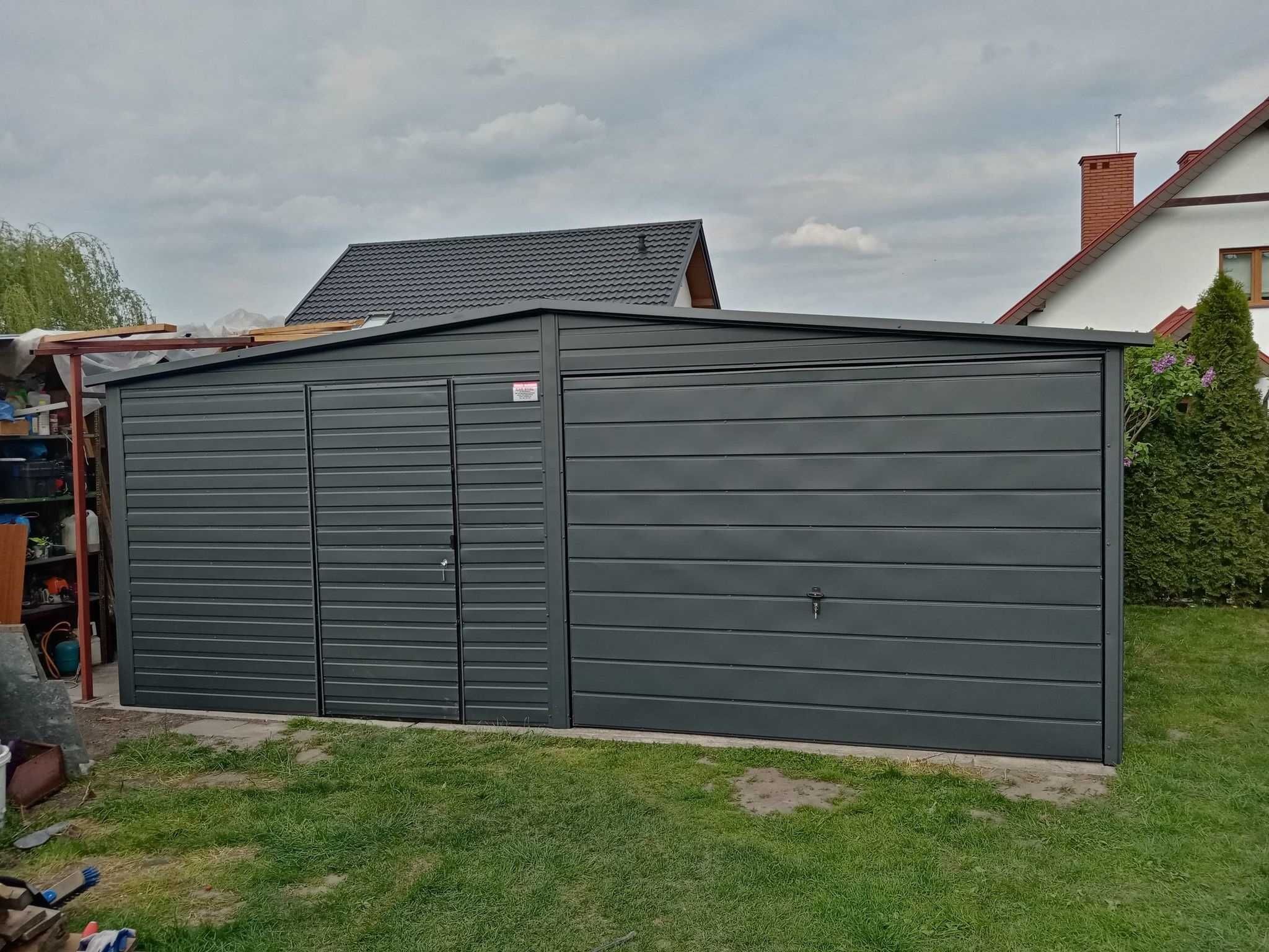 Blaszak garaż blaszany 5x4 m od PRODUCENTA różne wymiary (76)