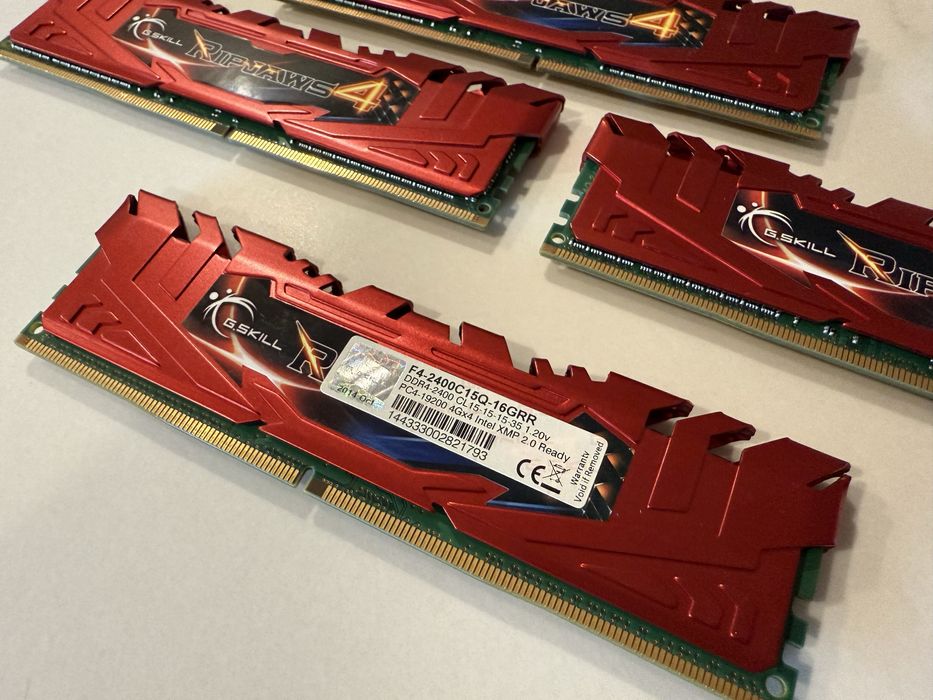 Memória RAM G.Skill 16GB (4x4GB) DDR4 2400MHz