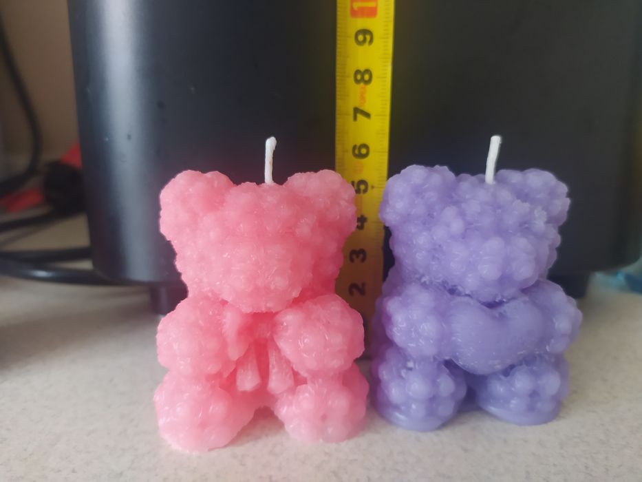 Miś świeczka sojowa