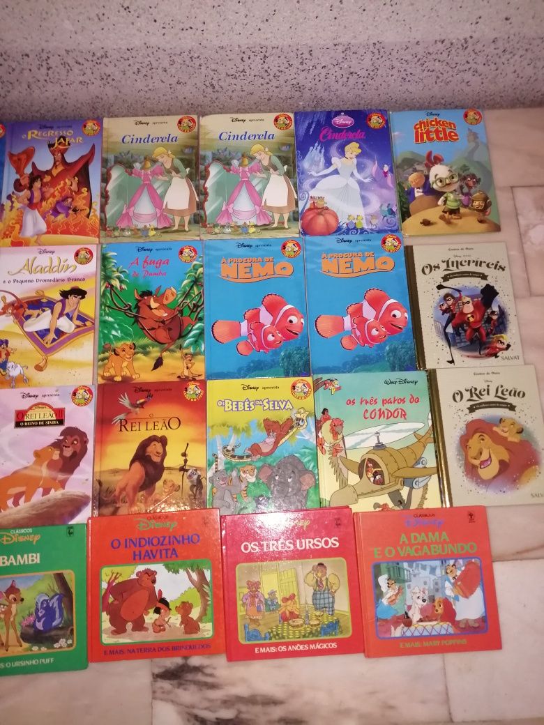 Clássicos da Disney Mulan/Bambi/rei leão/aladdin/cinderela/star wars