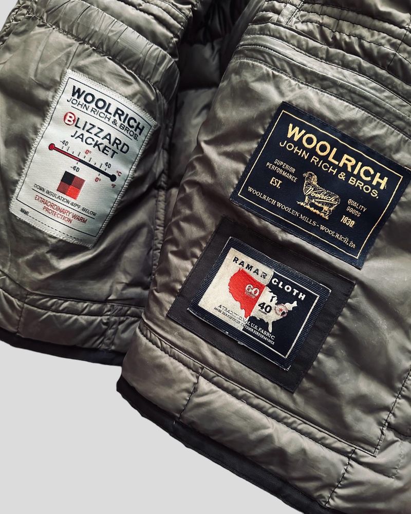 Woolrich blizzard down jacket мужская куртка зимова парка на пуху