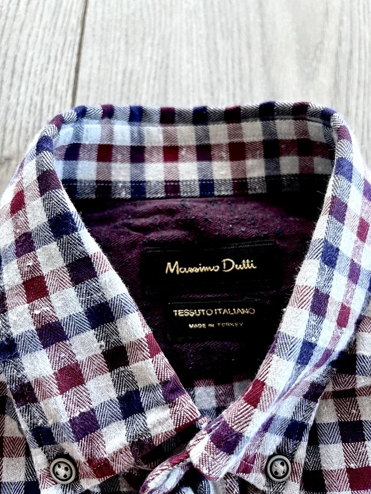 Koszula Massimo Dutti w kratę, rozmiar M