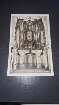 Pocztówka  Oliwa- katedra -organy