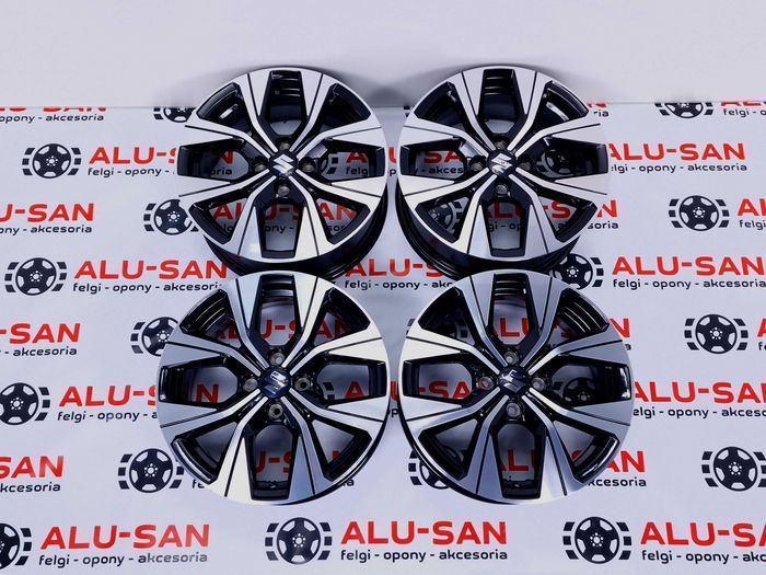 NOWE alufelgi SUZUKI 16" 4x100: ALTO BALENO LIANA SWIFT...Czarny Poler
