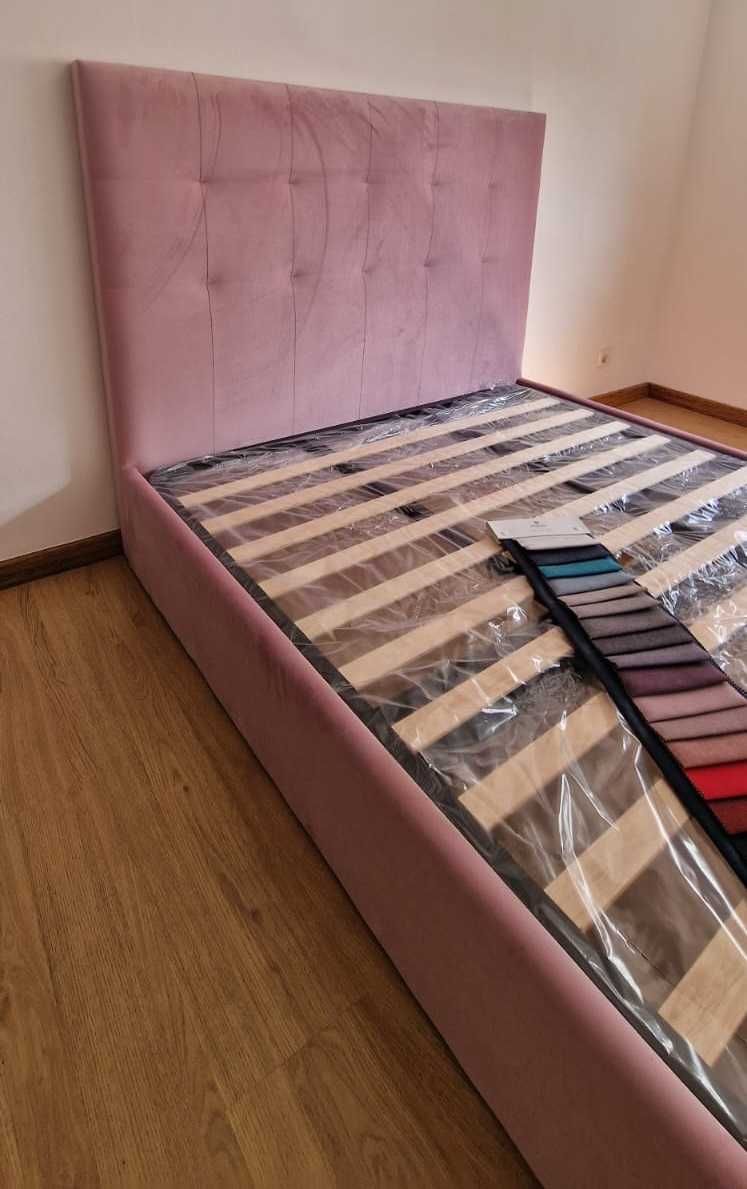 Camas De Casal Estofadas Top de Gama 190x140m Estrado Incluído 199€ !!