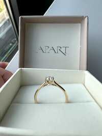 Nowy pierścionek zaręczynowy Apart-duży brylant za 50% ceny! Rozmiar 9