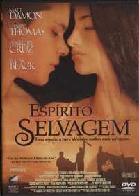 Dvd Espírito Selvagem - drama - Matt Damon/ Penelope Cruz - extras