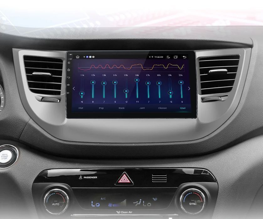 Radio Android CarPlay Hyundai ix35/Tucson III 2015–2018
