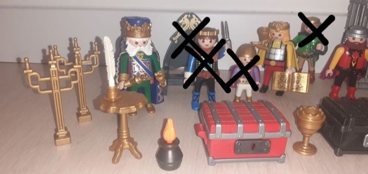 Conjunto Cavaleiros e Realeza Playmobil