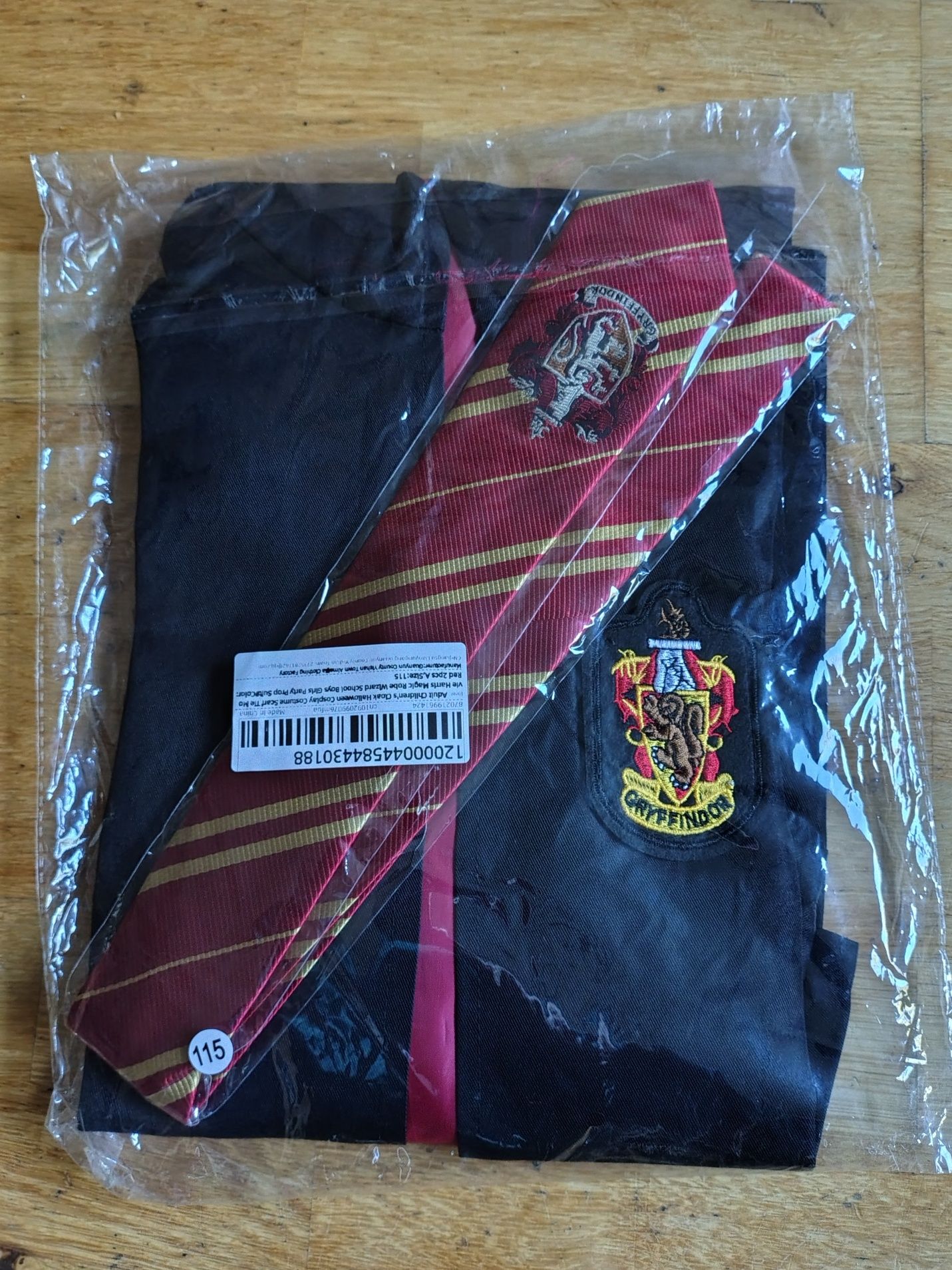 Nowy strój kostium przebranie Harry Potter Gryffindor 5  6  lat 115 c