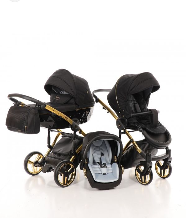 Коляска Junama Diamond S-line 02 Gold 3 в 1
